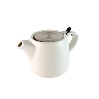 KUBIK fehér kerámia teáskanna 500 ml 