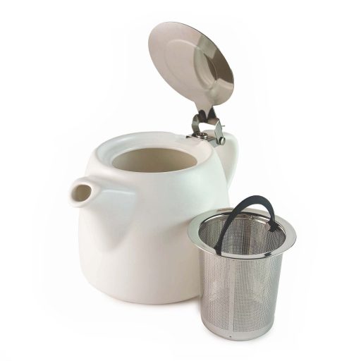 KUBIK fehér kerámia teáskanna 500 ml 