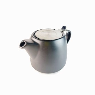 KUBIK fekete kerámia teáskanna 500 ml 