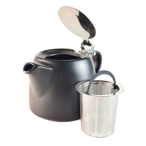 KUBIK fekete kerámia teáskanna 500 ml 