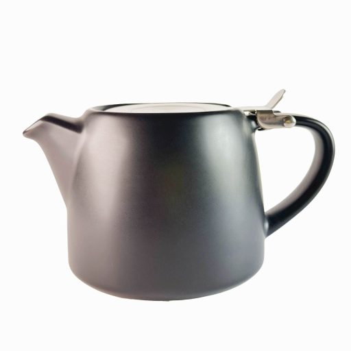 KUBIK fekete kerámia teáskanna 500 ml 