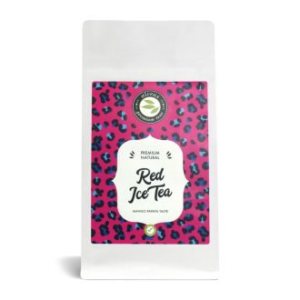   RED ICE TEA – Mangó -papaja ízű rooibos alapú jeges tea 100 g 