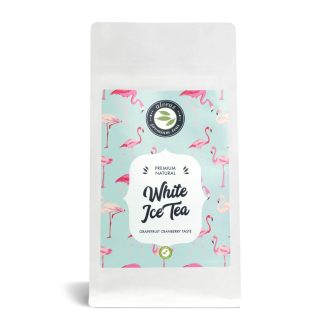   WHITE ICE TEA – Grapefruit-áfonya ízű fehér tea alapú jeges tea 100 g 