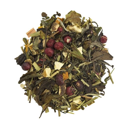 WHITE ICE TEA – Grapefruit-áfonya ízű fehér tea alapú jeges tea 100 g 