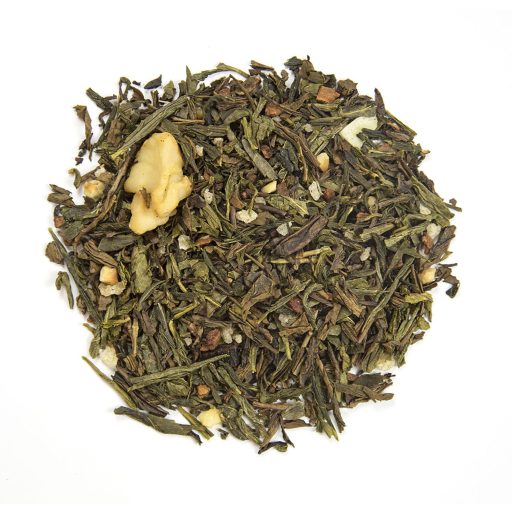 Zöld Tea Diós-Mogyorós Ízzel 100g – Nutcracker – Krémes, Desszert Élményű Ünnepi Tea